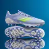 Zapatos de fútbol F50 para el Mundial transfronterizo para hombres y mujeres, de corte bajo con tacos largos para césped artificial para jóvenes, zapatos de entrenamiento de fútbol al por mayor