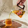 Tetera que cambia de color con vidrio resistente al calor engrosado antiquemaduras, Divisor de té para el hogar, Juego de té de alta gama