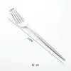 Popular Set Portugués Transfronterizo de Cubiertos Gruesos de Acero Inoxidable Juego de Cinco Piezas Cuchillo y Tenedor para Bistec Cuchara para Café Tenedor para Fruta