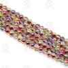 4/6/8/10mm K9 Contas Brilhantes Finas Contas Bolha de Vidro Cristal Contas Redondas de Luz para Miçangas Acessórios Semi-Acabados