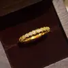 Anillo de Panal para Mujer con Forma Geométrica e Incrustaciones de Circonita, Anillo de Diamante de Panal de Diseño de Nicho de Gama Alta Estilo Ins