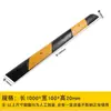 Quebra-molas de Borracha Miniatura 2cm de Altura Divisor de Vaga Rampa Placa de Limite de Velocidade Faixa Amortecedora para Bicicleta Padrão Diagonal Amarelo e Preto
