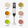 Batidora de cocina manual multiusos de acero inoxidable con 2 cuchillas, máquina de cocina multi-función, máquina para suplementos alimenticios de bebé