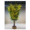 Simulación árbol de ginkgo de dos colores terminado boda hogar exterior árbol artificial paisajismo de jardín árbol de los deseos planta verde real fabricantes