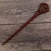 Área Turística Souvenir Antiguo Hecho a Mano Sándalo Rojo Pasador Estilo Chino Madera Broche de Madera para el Cabello para Mujeres