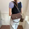 Popular bolsa coreana para mujer 2026 nueva elegante simple para hombro debajo del brazo de moda versátil bandolera pequeña cuadrada