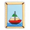 Pegatinas Suaves de Goma de Viajes Globales Decoración Plana de Dibujos Animados Material de PVC Papelería Funda de Teléfono Ropa Accesorios DIY