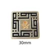 Emblema Nacional Saudita Insígnia Adesivo para Celular Padrão Palmeira e Cimitarra Insígnia de Metal Presente Comemorativo Fonte de Fábrica Transfronteiriça