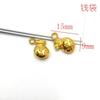 Accesorios de Aleación Diamantados Dólar Ruyi Sapo Dorado Ábaco Simulación Lingotes de Oro Pixiu Ábaco Mesa de Goteo de Gel Decoración