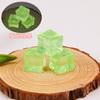 Cubos de Gelo Luminosos de Acrílico Fragrância de Primavera Pequena Materiais Artesanais Gelatina Colorida Acessórios para Joias DIY Simulação de Vento Grãos de Gelo