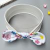 Diadema para bebé europea y americana Tocado de orejas de conejo de algodón Diadema para bebé Accesorios para el cabello anudados Fabricantes transfronterizos de niñas