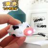 Conejo del Zodiaco Mentira Vaca Luminosa Funda para Teléfono Móvil Luminosa Bolso Cruzado Luminoso de Vaca Colgante para Mochila Llavero