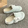 Zapatos Birkenstock de Suela Gruesa Más Vendidos para Mujer 2026 Nueva Primavera Exteriores Slip-on con Falda Punta Cerrada Suela Suave Medias Pantuflas Modernas