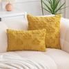 Nueva Funda de Cojín Decorativa Bordada Hoja de Arce para Cabello Hogar Sala de Estar Sofá Cojín Decorativo Cama Mesita de Noche Oficina
