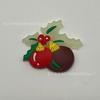 Zapatos con agujeros calientes de dibujos animados transfronterizos luminosos de Navidad Papá Noel zapatos florales hebilla de flor PVC DIY muñequera luminosa