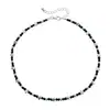 Joyería Transfronteriza Europea y Americana, Collar de Estrellas con Perlas Estilo Chica Caliente Dulce y Fresco, Cadena Corta Única para la Clavícula