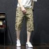 Listado de Estilo Nuevo Pantalones de Trabajo Multibolsillos para Hombre Pantalones Camuflaje de 7 puntos Talla Grande Pantalones para Hombre Pantalones Capri Casuales