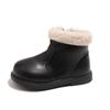 Sapatos de Menina, Botas Curtas Martin para Crianças, Novo Estilo Outono e Inverno 2026, Sapatos de Algodão Quentes com Forro de Lã, Botas de Neve para Bebês de Inverno