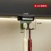 Suporte de Escova de Dentes de Plástico para Banheiro Montado na Parede Sem Furar Rack de Armazenamento de Escovas de Dentes Organizador de Armazenamento de Pasta de Dente e Escova de Dentes Montagem na Parede