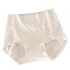 Ropa interior de algodón de talla grande para mujer, de cintura alta, micro-presión abdominal, 7A, algodón antibacteriano, transpirable, amigable con la piel, calzones transpirables