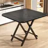 Mesa Plegable Mesa de Comedor Hogar Apartamento Pequeño Mesa de Comedor Simple Exterior Portátil Puesto Mesa de Estudio Multifunción