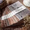 Fragmentos de Material Vintage Notas Planificador de Alta Calidad Notas Adhesivas Base No Adhesiva Decorativos Pegatinas de Fondo para Manualidades