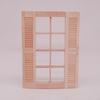 1:12 casa de muñecas casa de muñecas mini muebles escena accesorios ventana de bolsillo modelo 8 persianas de rejilla