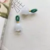 Pingente Natural de Lótus Vermelho do Sul Jade Hetian Pequeno Anel de Puxar com Renda Acessórios DIY Pulseira Zen Abóbora Corda Vermelha Trançada