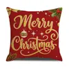 Fronhas com tema de Natal mais vendidas internacionalmente: Árvore de Natal, floco de neve, caminhão e designs fofos de desenho animado para almofadas e travesseiros de sala.
