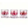 Brillo Nuevo para Uñas Transfronterizo Flor de Loto Botella a Prueba de Fugas Espejo Rojo Polvo de Espejo Mágico Brillo para Uñas de Navidad y Año Nuevo