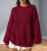 Suéter de Punto 2006 Nuevo Patrón de Diamantes Europeo y Americano Suéter de Punto Trenzado Pullover para Mujer, Ropa de Punto Transfronteriza TEMU
