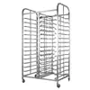 Carrito con Rejilla para Hornear de Acero Inoxidable Engrosado, Extraíble y Desmontable, Rejilla para Pasteles y Pan, Bandeja para Refrigerador, Comercial