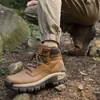 Suministrados directamente por el fabricante, botas tácticas de senderismo para exteriores de gran tamaño, botas de campo de entrenamiento, zapatos de senderismo para hombre de alta calidad