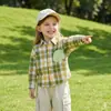 2026 Ropa para Bebés Camisa a Cuadros de Manga Larga para Niños Tops para Niños y Niñas Primavera y Otoño Ropa Casual para Niños Camisa para Niños Pequeños