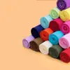 Papel Crepom Colorido Flores Artificiais Feitas à Mão para Crianças Material de Embalagem para Buquê de Papel Crepom Papel para Enrolar