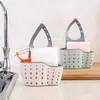 Cesta Colgante de Drenaje para Cocina, Bolsa Colgante Hueca para Esponjas de Lavar Platos, Cesta de Almacenamiento Colgable, Cesta de Almacenamiento de Plástico, Red de Almacenamiento al por Mayor