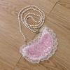 Piel de Conejo Blanco Congelado Malla Joyería Capa Corona Varita Mágica Mariposa Hada Accesorios Trenza Regalo