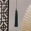 Pingente de Borla Gota de Óleo 13cm Artesanal para Carro Ornamentos Estojo de Borla Decoração Pendurada DIY Carro Bolsa Hanfu Pingente