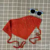 Venta Caliente Nueva Corea del Sur Ins Tejido de Ganchillo Borla Triángulo Correa de Bufanda Moda Chica Picante Todo Fósforo Cortina de Culo Pañuelo para la Cabeza Mujeres