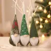 Novo Ornamento Pendente Pequeno de Atmosfera Transfronteiriça Boneca Sem Rosto Rudolph Pingente de Decoração de Árvore de Natal Boneca de Idoso