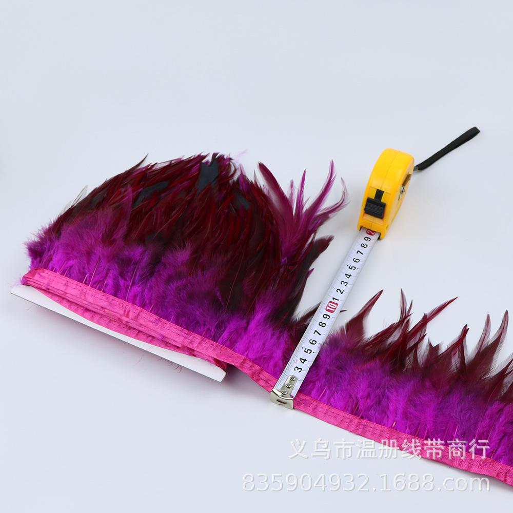 3 rose rooster saddle feather