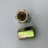 Conector Roscado Interno Passante Conector para Mangueira de Óleo Hidráulico Mangueira de Borracha com Rosca Interna Conexão Reta Conector de Transição/Conversão Cor Zinco Galvanizado