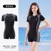 Maiô Disney Feminino Peça Única com Pernas Quadradas para Fontes Termais e Piscinas, Traje de Banho Conservador Específico para Competição, Novo Modelo 2026