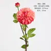 2 bolas de dalia artificiales, flores falsas para decoración del hogar, decoración de bodas al aire libre en jardín y paisajismo dalia artificial