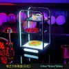 Soporte de Plato de Fruta Brillante para Bar LED Creativo Acero Inoxidable KTV Doble Capa Multicapa Bandeja Frutero de Frutas y Snacks de Moda
