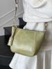 Estilo Retrô Francês Nicho Simples Alça Larga Bolsa Dumpling Moda Feminina Versátil Estilo Ocidental Casual Simples Bolsa Transversal