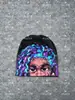 Moda Masculina Gótica Nueva Tendencia Estilo Callejero Ins Diseño Personalizado Gorro de Punto Color Block Ropa Transfronteriza Y2K