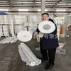 Tamanho grande PTFE soldagem PTFE tubo plástico Rei ácido e álcali líquido tamanho grande soldagem tubo combinado
