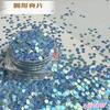 Lantejoulas Redondas Coloridas Resistentes a Solventes Ultra Finas para Nail Art Coreana, Flocos de Glitter para Epóxi, Decorações com Pó de Glitter para Preenchimento Mahjong Areia Movediça