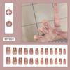 Doce e gentil branco doce menina Nail Art Nail Patch Terminado Advanced Sense Fake Nail Removível Wearable